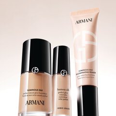 luminous silk collection of products: foundation, primer, concealer