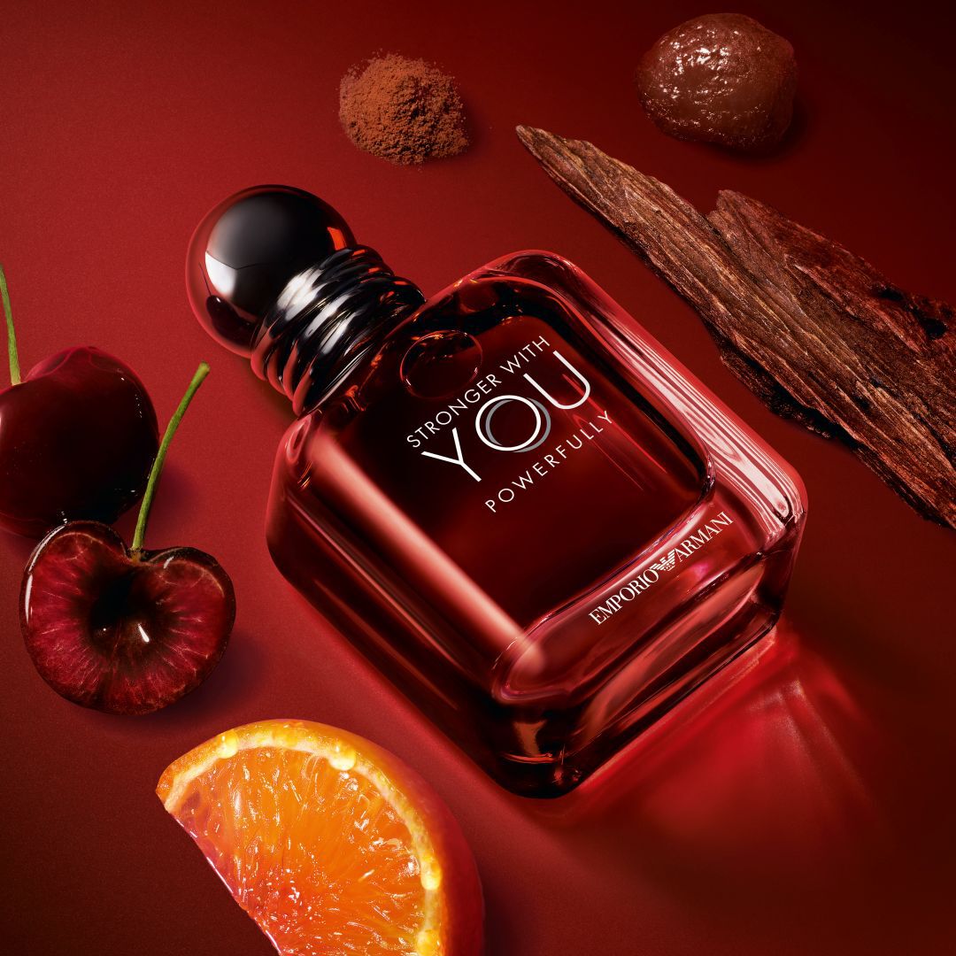 Giorgio Armani Stronger With You bottle.