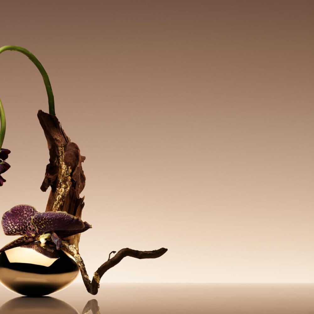 Product image of Cuir Nu fragrance by Armani/Prive followed by a ikebana