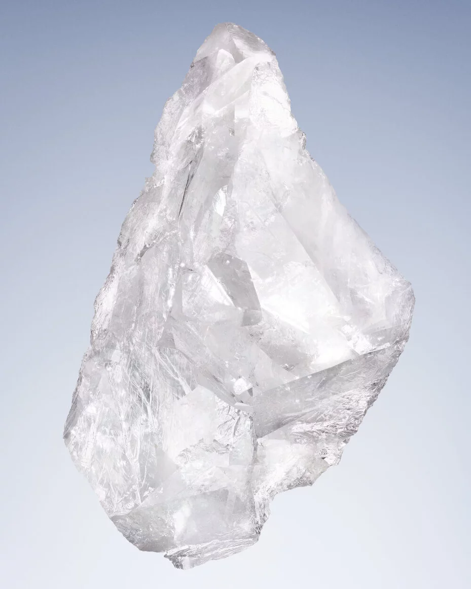 Clear, whitemusk rock