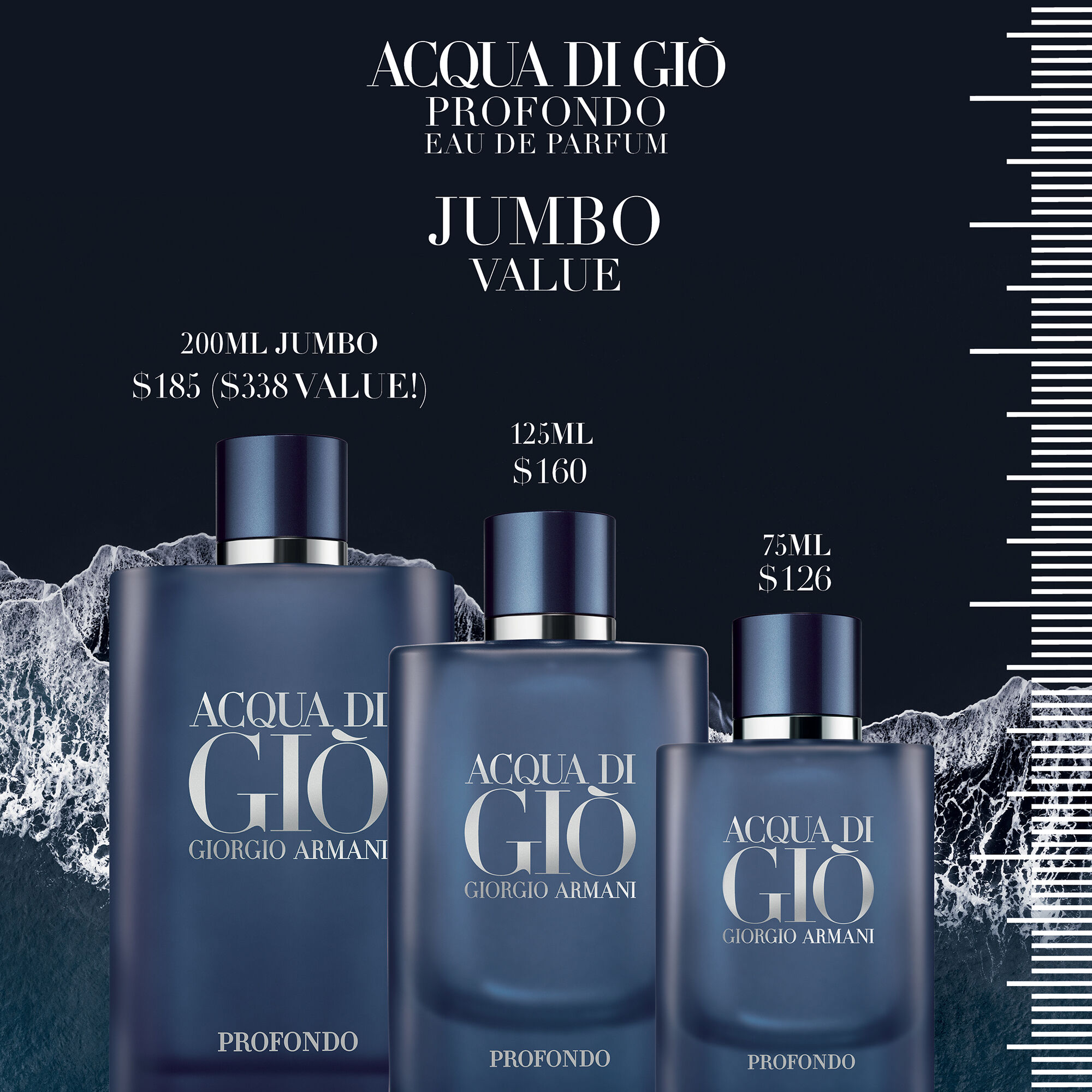 Giorgio armani profondo 75ml cheap