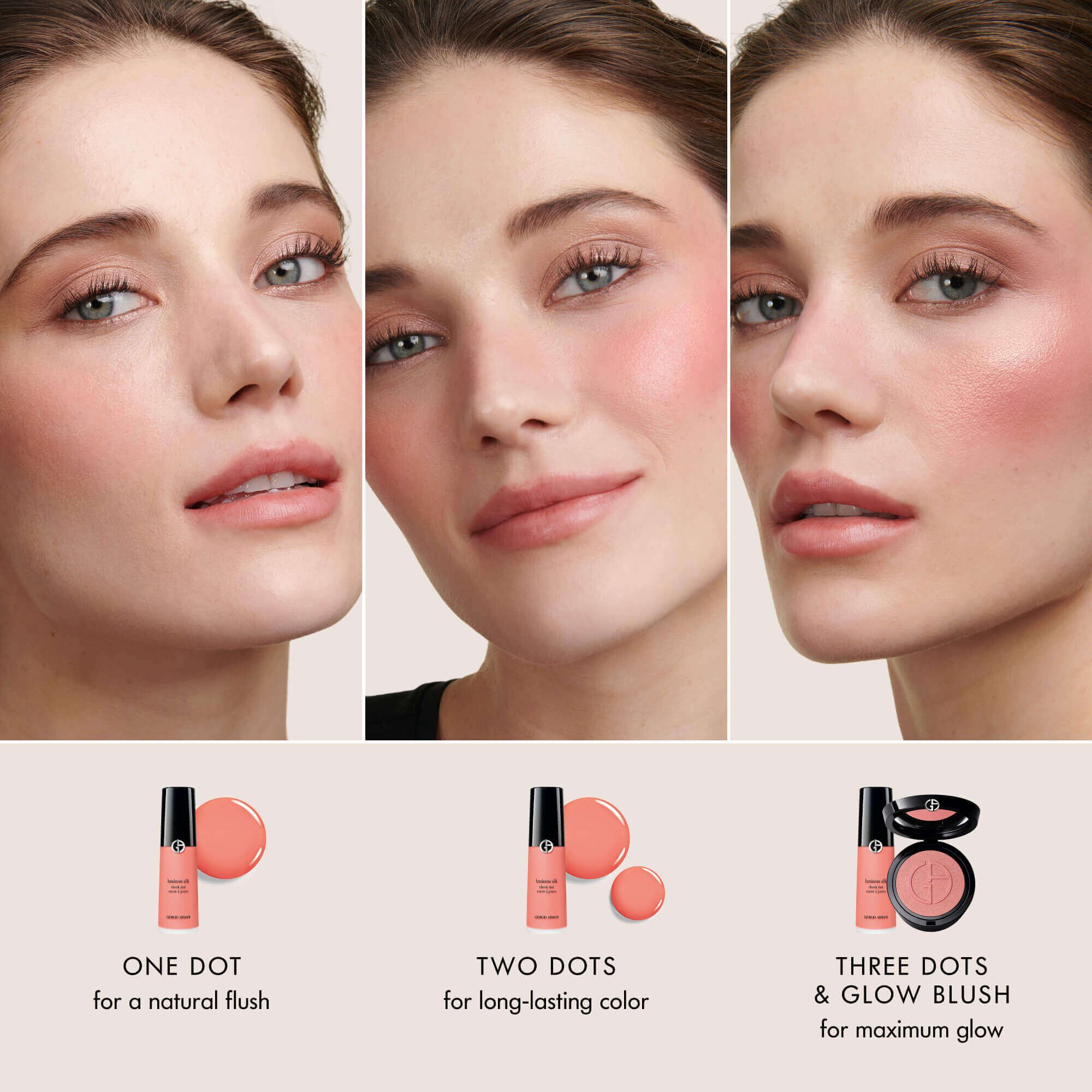 Giorgio armani liquid blush top