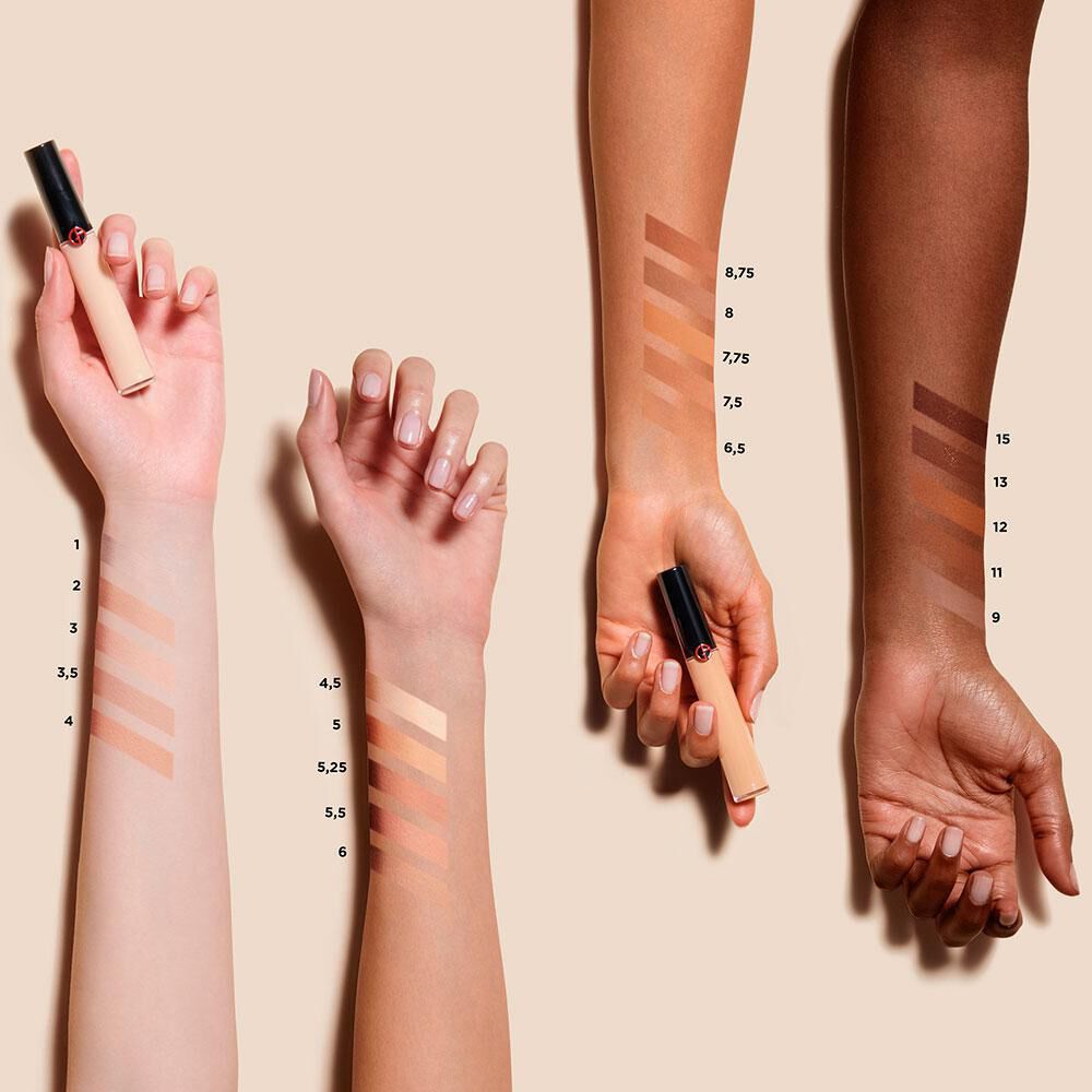 armani concealer swatches