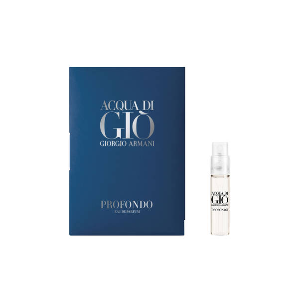 Acqua Di Gio Profondo Eau De Parfum Sample Luxury By Giorgio Armani Beauty Acqua Di Gio Profondo Eau De Parfum Sample Luxury By Giorgio Armani Beauty
