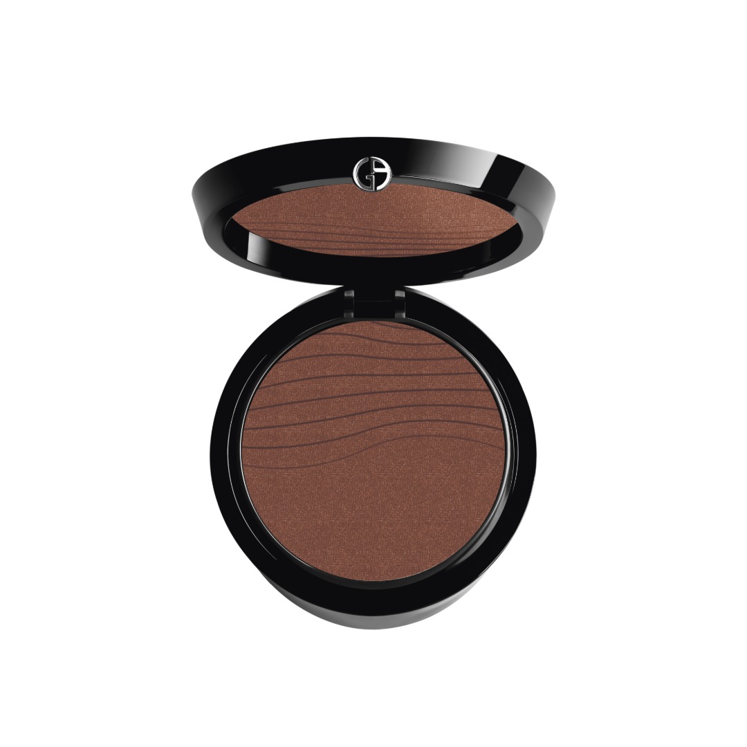 Armani Beauty Luminous Silk Glow Makeup Setting Powder | 0.12 ONZ | Shade: 14 - Very Deep With A Golden Undertone